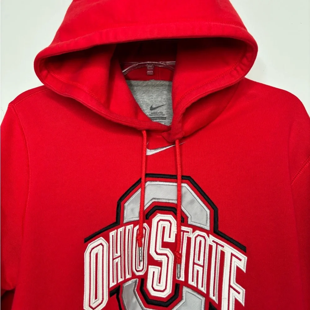 BN6 Nike Ohio State Buckeyes College Pullover‎ Hoodie Men Sweater Sports Medium